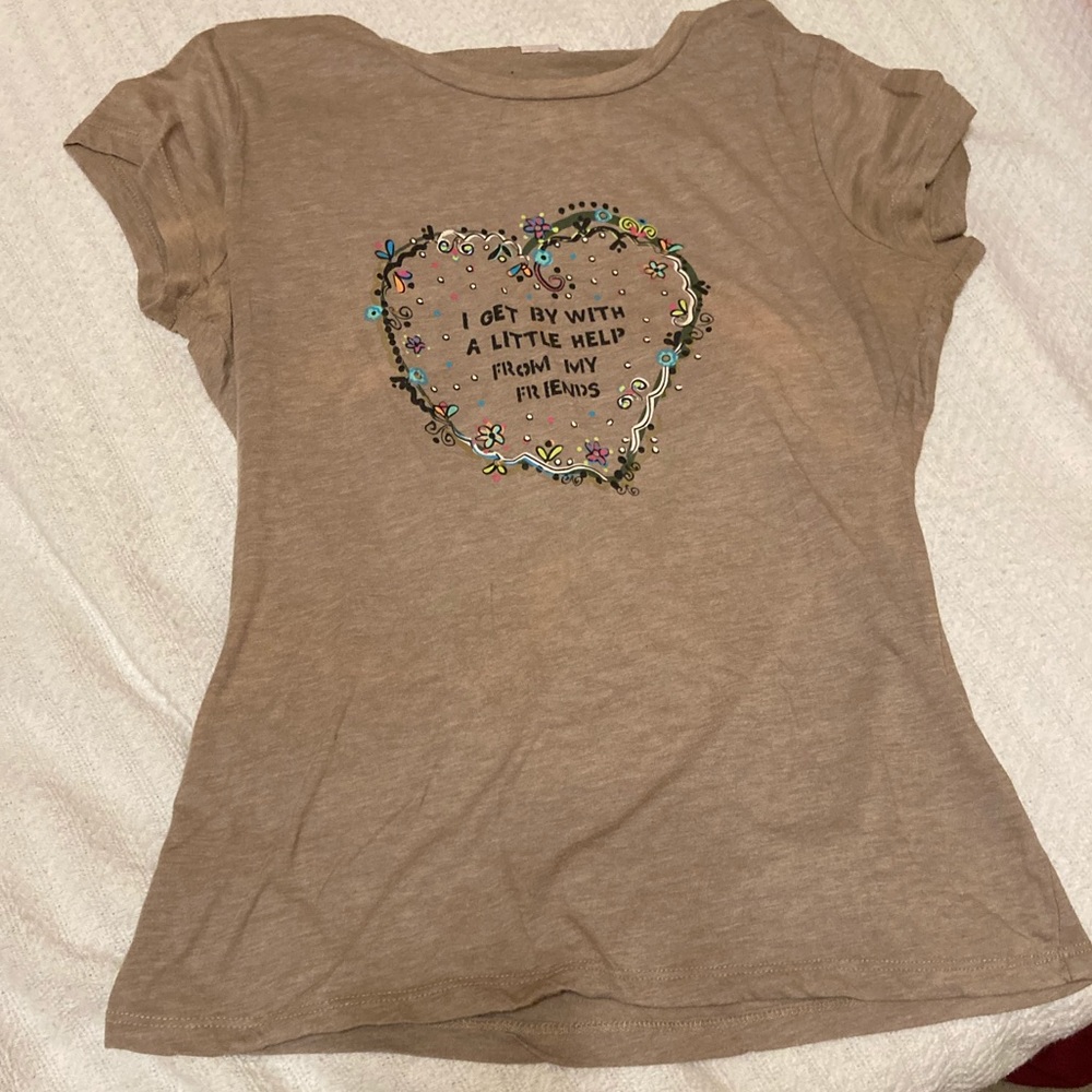Natural Life t-shirt Beatles Quote “I get by”